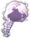 Foggy Glimmering Ripple Hair