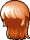 White Lilin Hair, orange