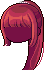 Princess Ponytail Hair, red