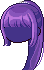 Princess Ponytail Hair, purple