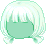 Child's Round Hair, green
