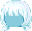 Child's Round Hair, blue