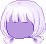 Child's Round Hair, purple