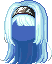 Casual Bandana Hair, blue