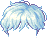Feathered Bed Head, blue