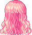 Choppy Bangs Long Hair, red