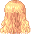 Choppy Bangs Long Hair, blonde