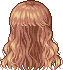 Choppy Bangs Long Hair, brown