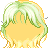 Two-Tone Bangs Hair, blonde