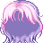 Two-Tone Bangs Hair, purple