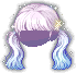 Clue Queen Hair, blue