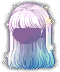 Silky Clue Queen Hair, green