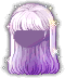 Silky Clue Queen Hair, purple