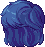 Hitman Hair, blue