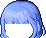 Schoolgirl Cut, blue