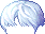 Bling Roan Hair, blue