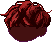 Short Poofy Hair, red