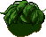 Short Poofy Hair, green
