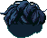 Short Poofy Hair, blue
