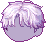 Short Silky Hair, purple