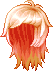 Black Twinkle Hair, orange