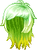 Black Twinkle Hair, green