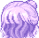 Cheese Ball Hair, purple
