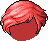 Hawkeye Hair, red