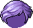 Hawkeye Hair, purple