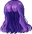 Long Hair with Bangs, purple