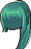 Princess Ponytail Hair, green
