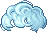 Furry Hair, blue