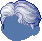 Leaf Hair, blue