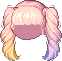 Lopsided Ponytail, red