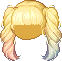 Lopsided Ponytail, blonde