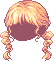 Pom Pom Hair, orange