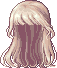 Bling Long Hair with Blunt Bangs, brown