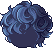 Powerful Hair, blue