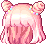 Cool Wonder Bunny Hair, red