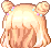 Cool Wonder Bunny Hair, orange