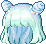 Cool Wonder Bunny Hair, blue