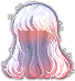 Foggy Rariel Hair, red