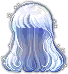 Foggy Rariel Hair, blue