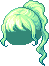 Syndrome Hair, green