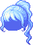 Syndrome Hair, blue