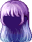 Rain Bang Hair, purple