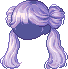 Rolling Twin Hair, purple