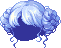 Berry Nuts Hair, blue