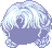 Spoon of Clear Sky Hair, blue