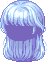 Watercolor Hair, blue